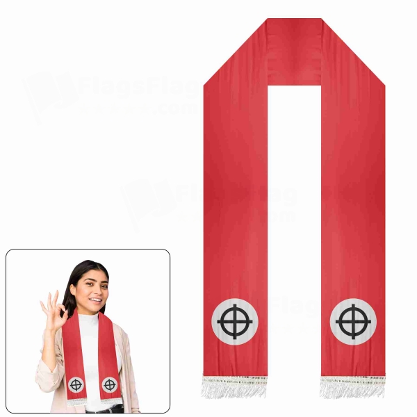 Neo Nazi Celtic Scarf Digital Printing