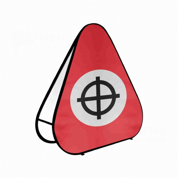 Neo Nazi Celtic Triangle Fabric Banner Display Stands
