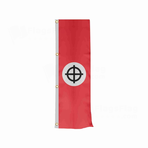 Neo Nazi Celtic Vertically Raised Flags
