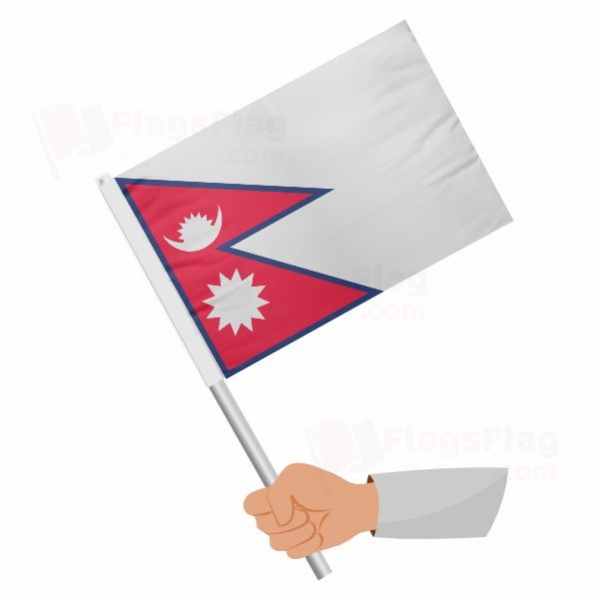 Nepal Stick Flag