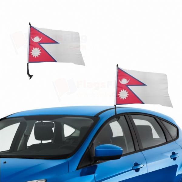 Nepal Vehicle Convoy Flag