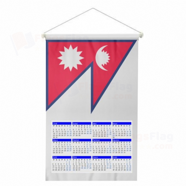 Nepal Woven Fabric Digital Printing Calendar