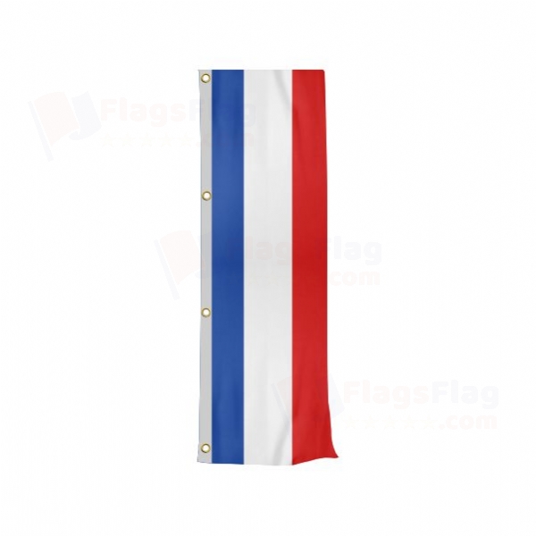 Netherlands Vertically Raised Flags