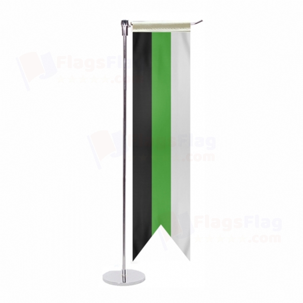 Neutrois L Table Flag