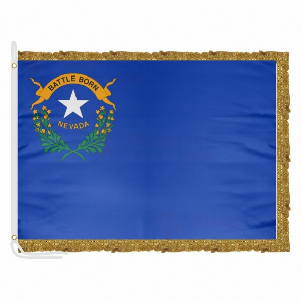 Nevada Satin Office Flag