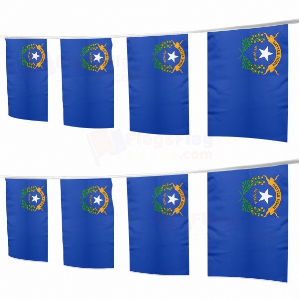 Nevada Square String Flags