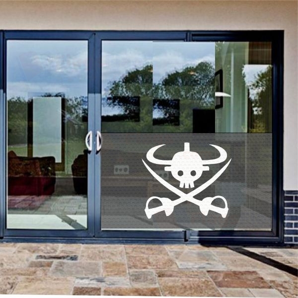 New Giant Warrior Pirates Glass Film New Giant Warrior Pirates One Way Vision Printing
