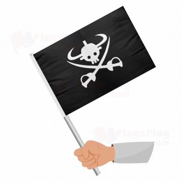 New Giant Warrior Pirates Stick Flag