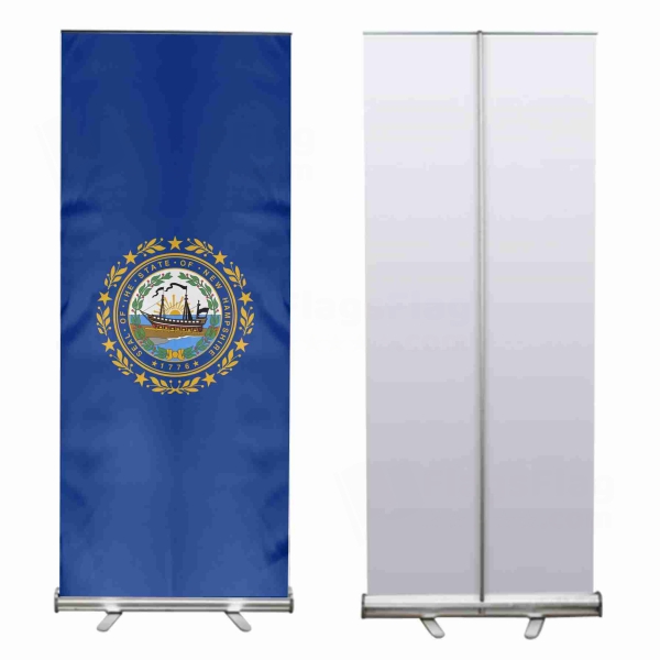 New Hampshire Roll Up Banner