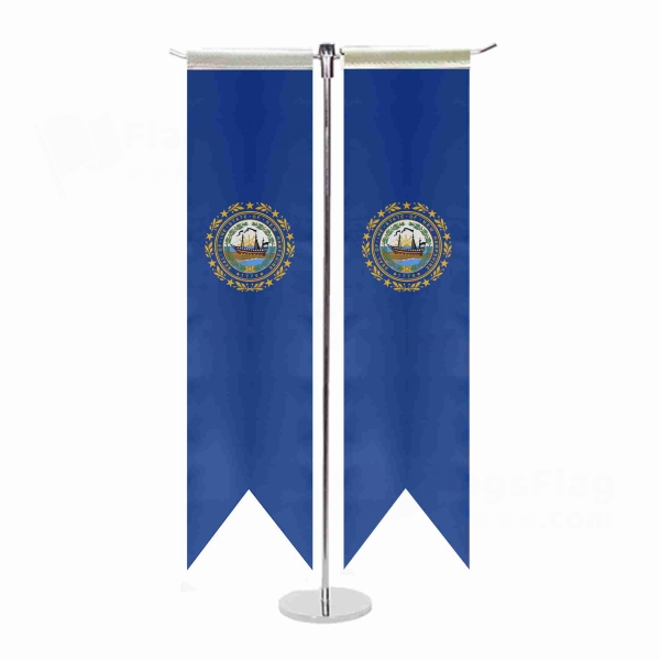 New Hampshire T Table Flags