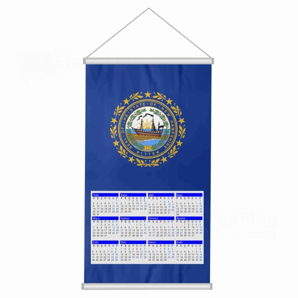 New Hampshire Woven Fabric Digital Printing Calendar