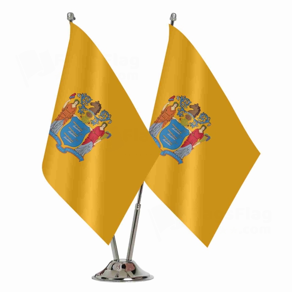 New Jersey Binary Table Flag