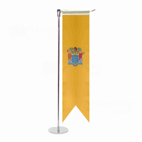 New Jersey L Table Flag