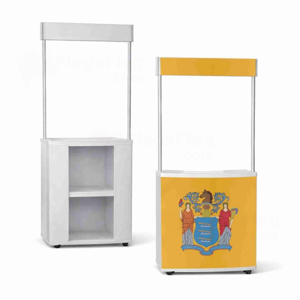 New Jersey Square Promotion Stand