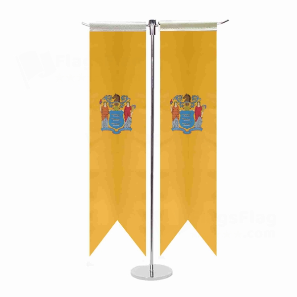New Jersey T Table Flag