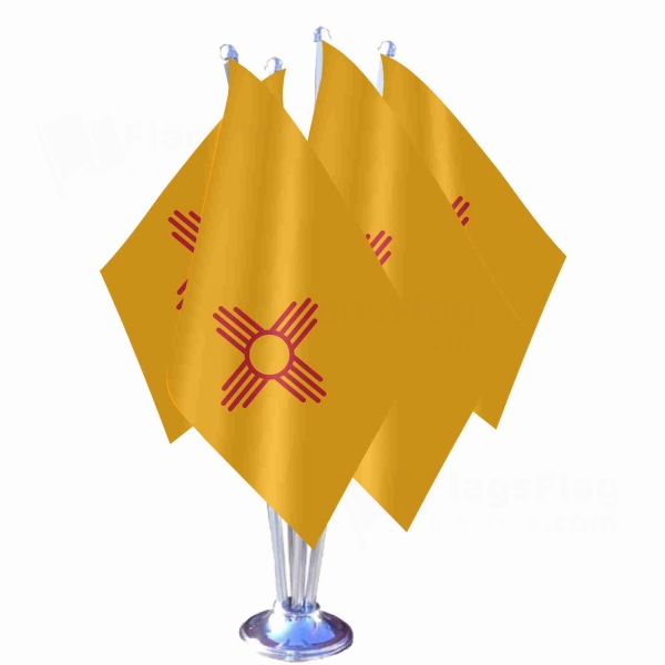 New Mex�co Quadruple Table Flag