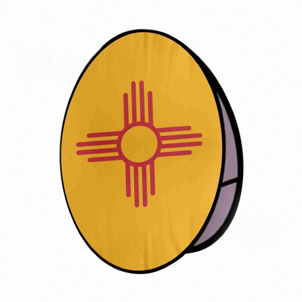 New Mex�co Round Cloth Banner Display Stands