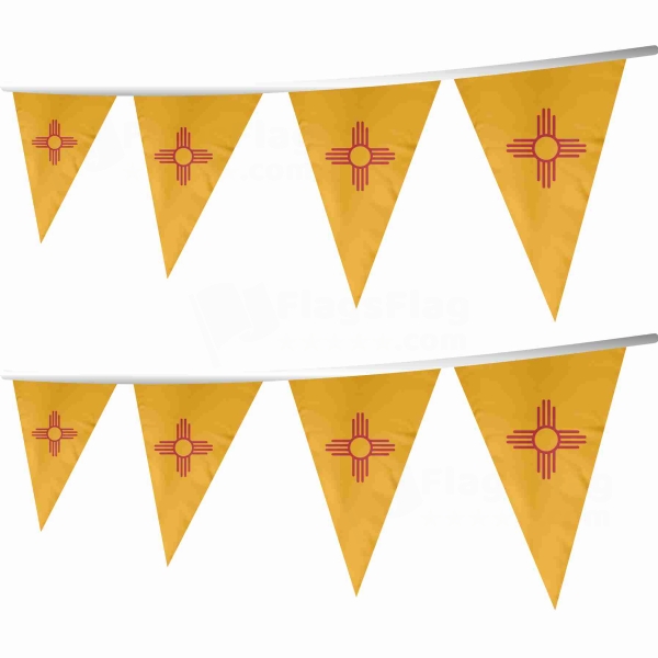 New Mex�co Stringed Triangle Flag