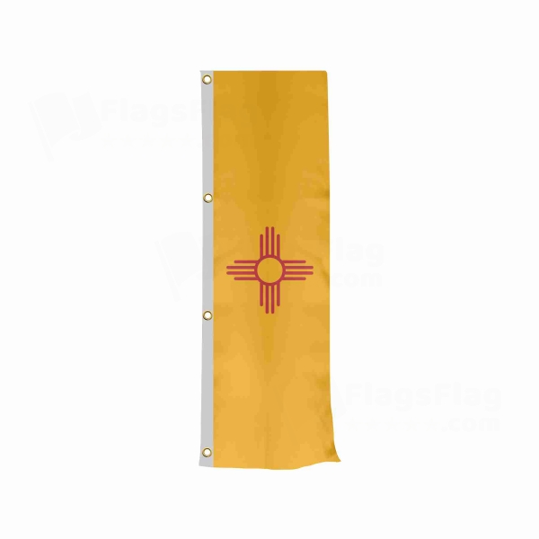 New Mex�co Vertically Raised Flags
