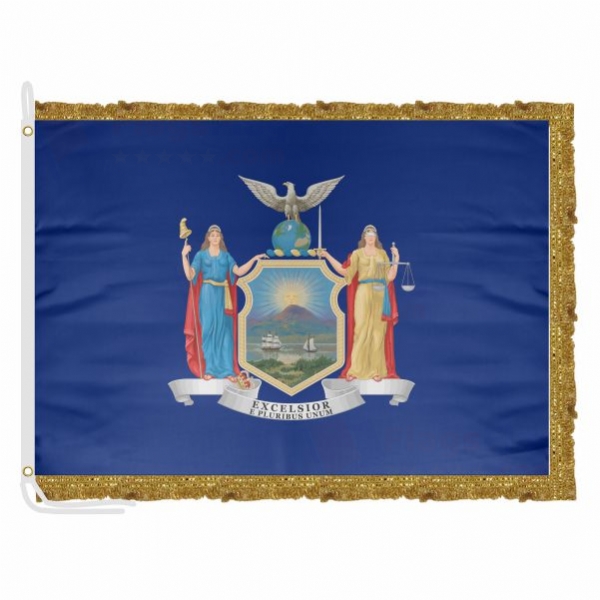 New York Satin Office Flag