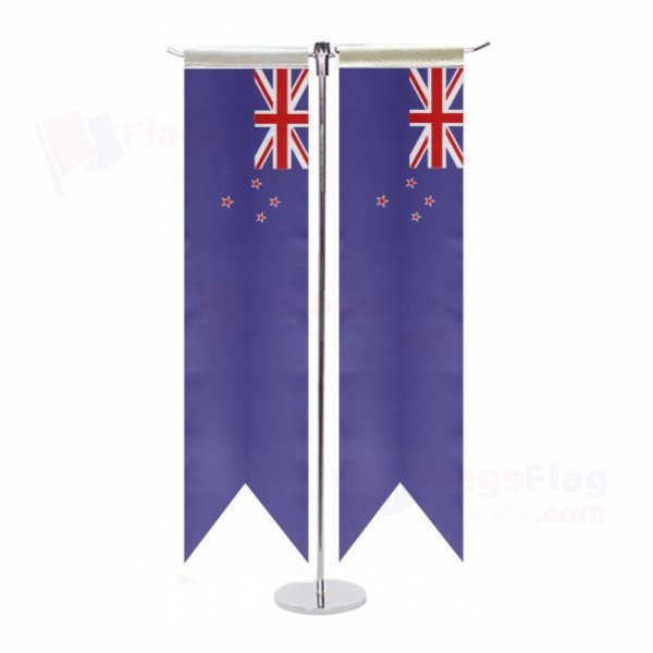 New Zealand T Table Flag