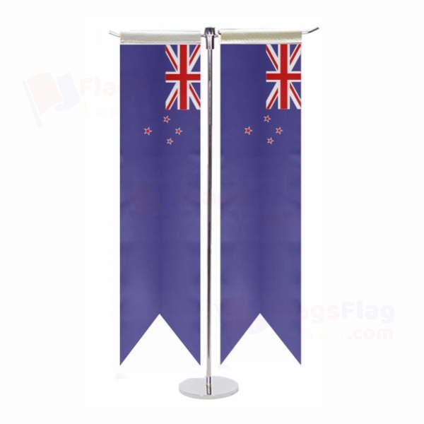 New Zealand T Table Flags