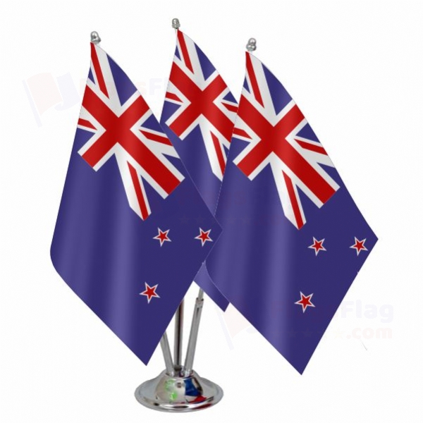 New Zealand Triple Table Flag
