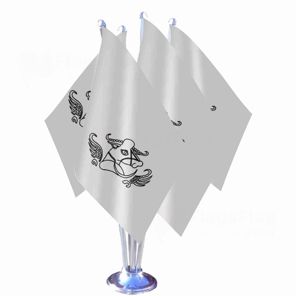 Nezak Huns Quadruple Table Flag