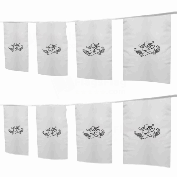 Nezak Huns Square String Flags