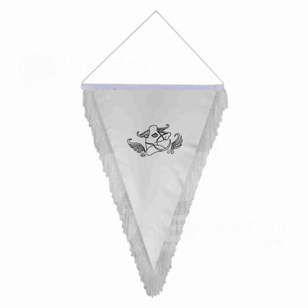Nezak Huns Triangle Fringed Streamers
