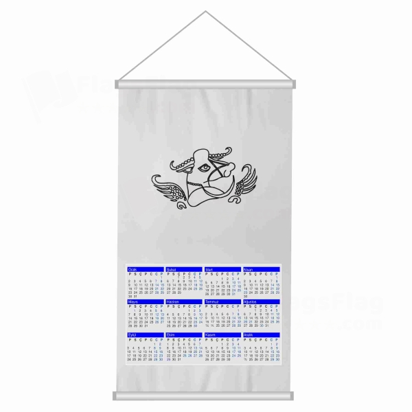 Nezak Huns Woven Fabric Digital Printing Calendar