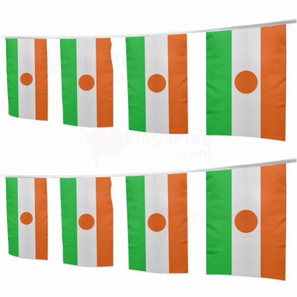Niger Square String Flags