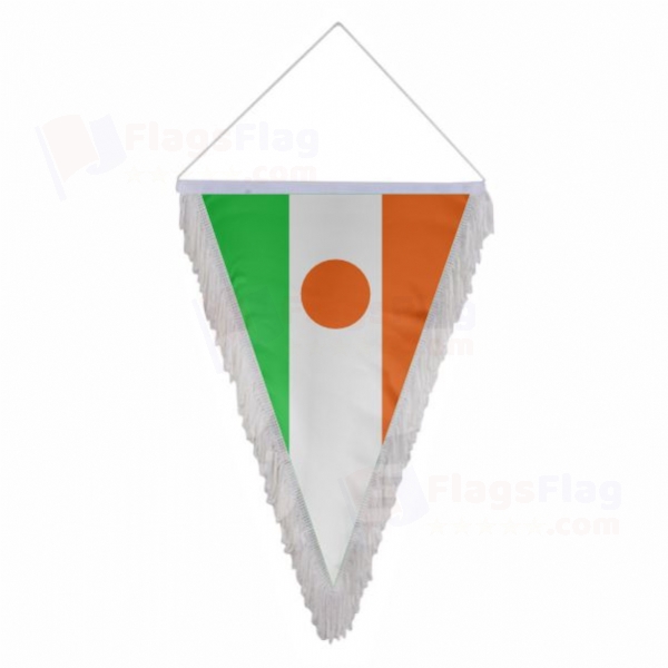 Niger Triangle Fringed Streamers