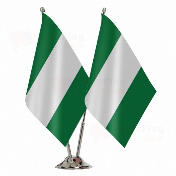Nigeria Binary Table Flag