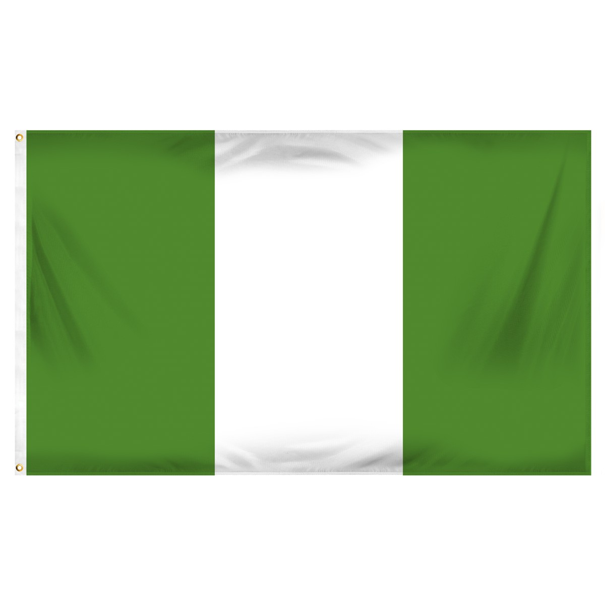 Nigeria Horizontal Streamers and Flags
