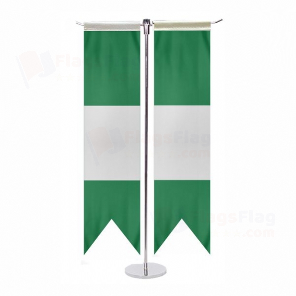 Nigeria T Table Flag