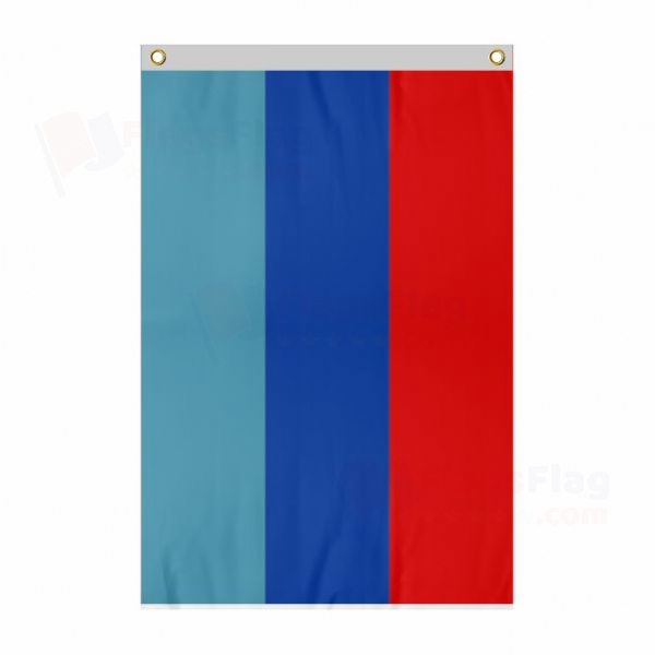 Nigerian Armed Forces Large Size Flag Hanging on Building