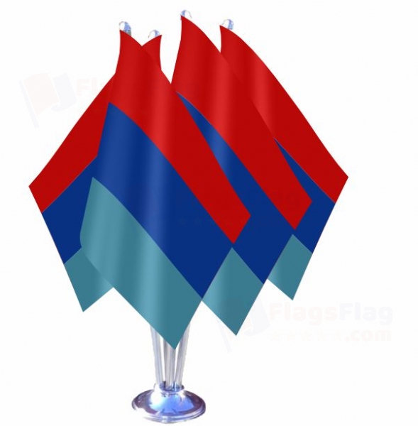 Nigerian Armed Forces Quadruple Table Flag