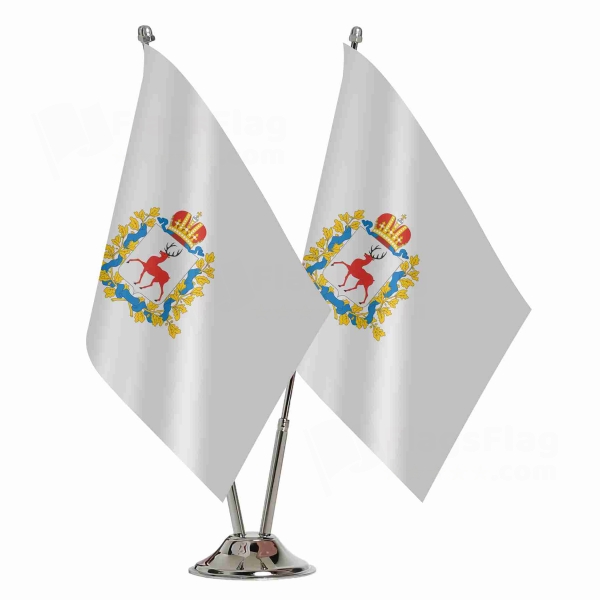 Nijni Novgorod Oblast� 2 Table Flags