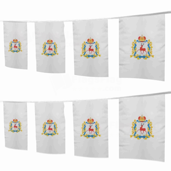 Nijni Novgorod Oblast� Square String Flags