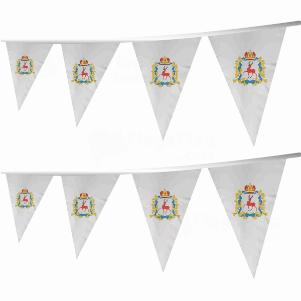Nijni Novgorod Oblast� Stringed Triangle Flag