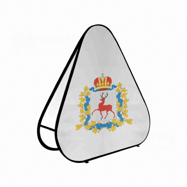 Nijni Novgorod Oblast� Triangle Fabric Banner Display Stands