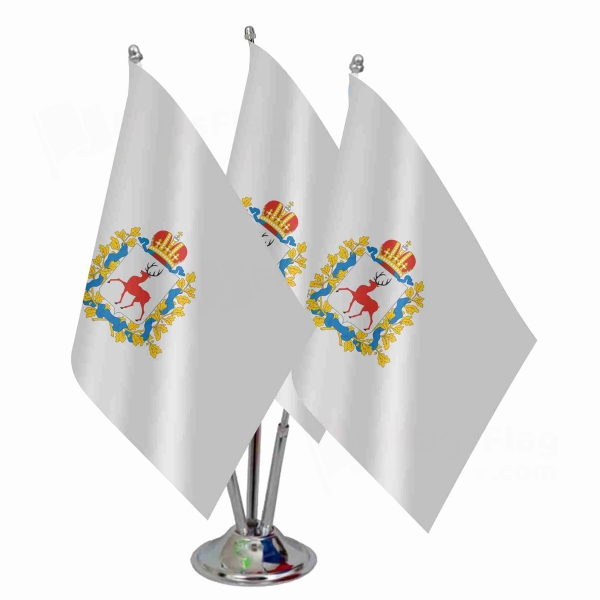 Nijni Novgorod Oblast� Triple Table Flag