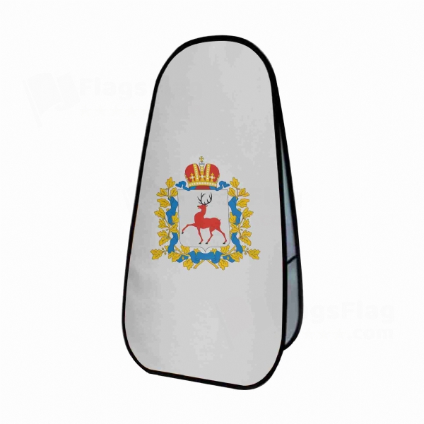 Nijni Novgorod Oblast� Vertical Cloth Banner Display Stands