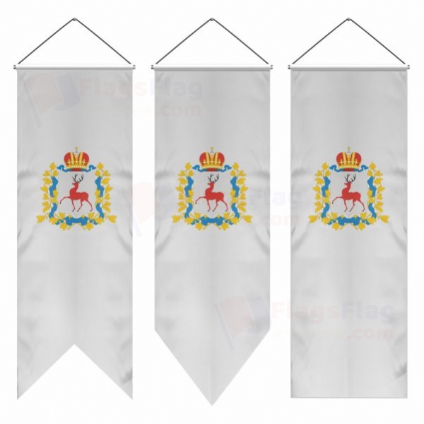 Nizhny Novgorod Oblast Swallowtail Flags