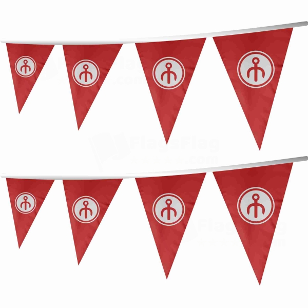 Nogai El Stringed Triangle Flag
