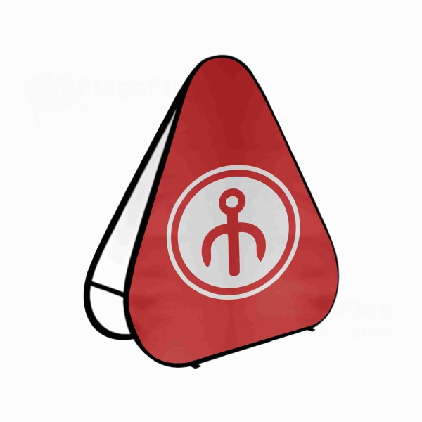 Nogai El Triangle Fabric Banner Display Stands