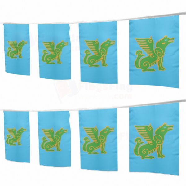 Nogais Square String Flags