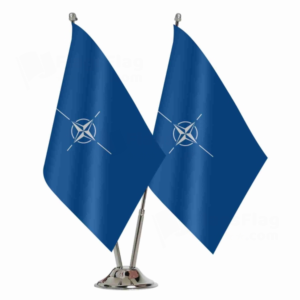 North Atlantic Treaty Organization Binary Table Flag