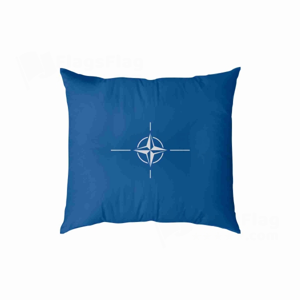 North Atlantic Treaty Organization Digital Printed Pillow Cover